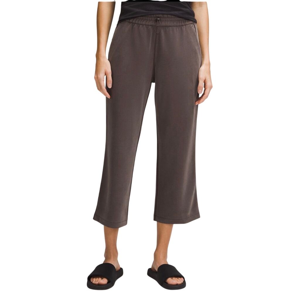 Lululemon Softstreme High Rise Crop Pant 24” Size 20 Burnt Orange NWT